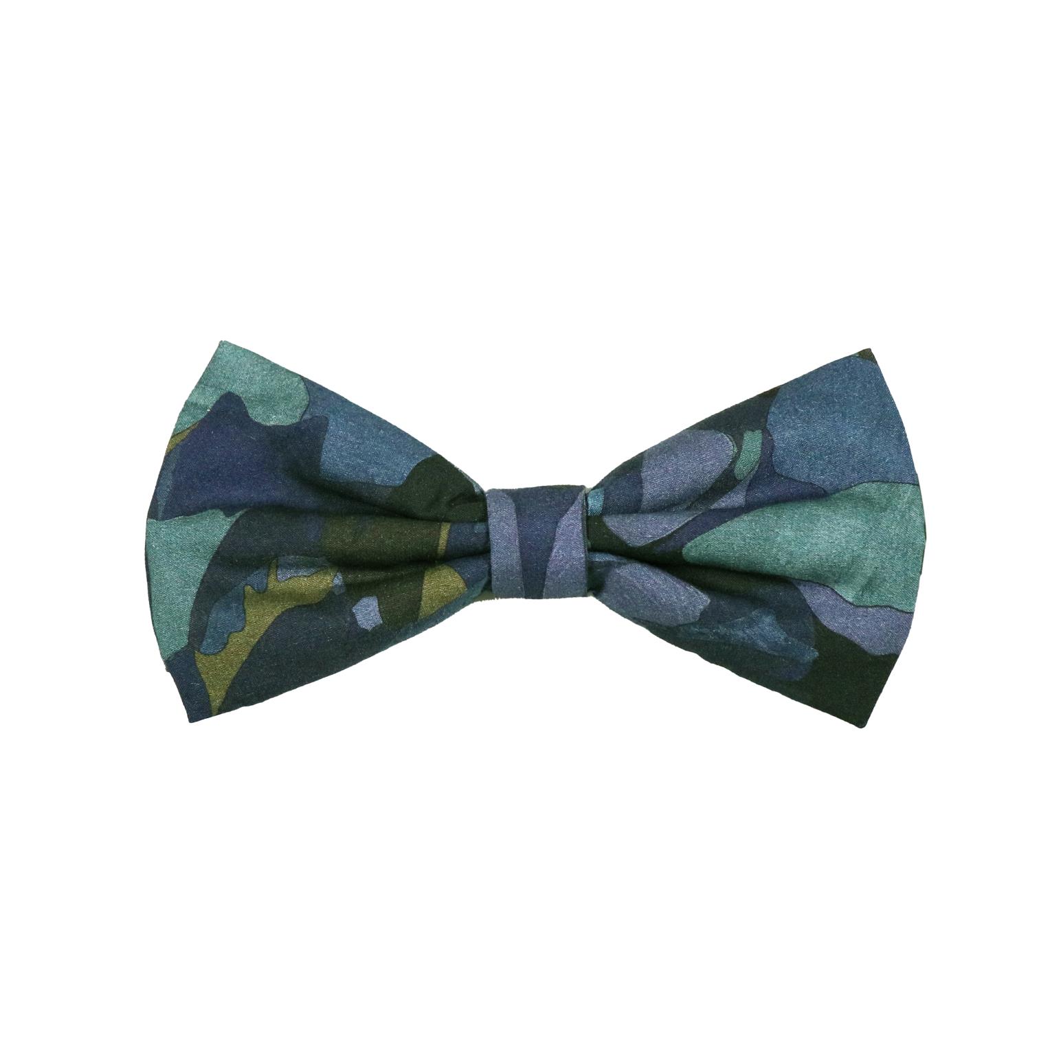 Parisian With Liberty Peony Promenade Dean Band Pre-Tied Bow